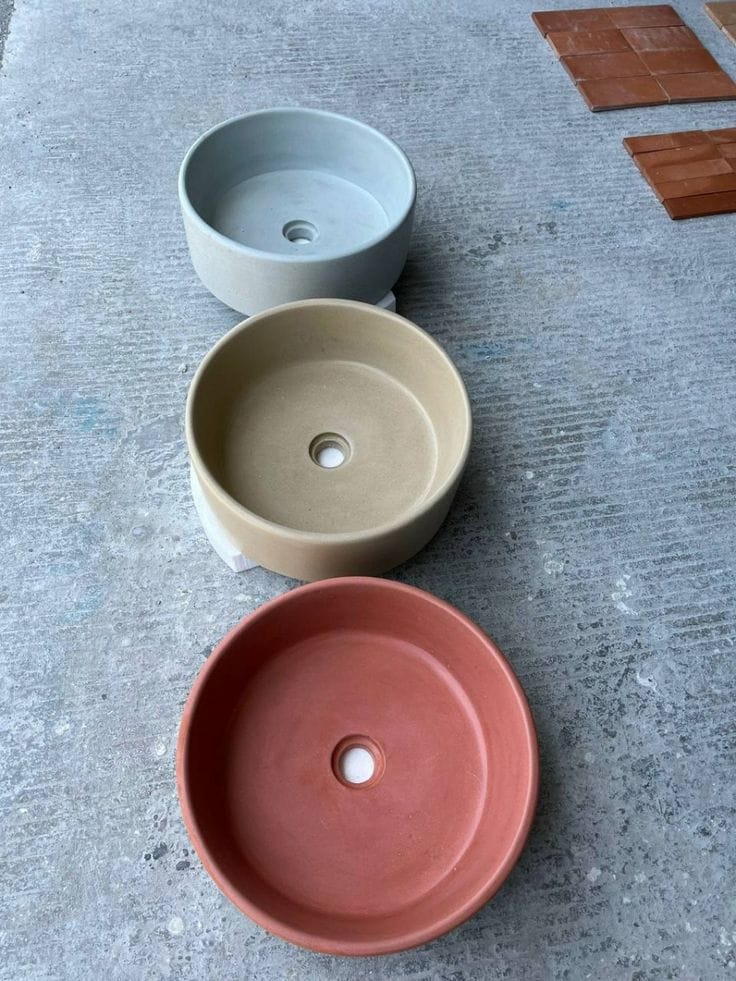 Customer photo review of Método Completo para Fabricar Bachas de Cemento Profesionales + 4 BONUS