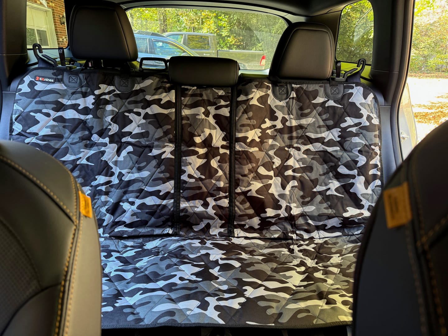 Customer photo review of Rear Seat Cover for Fold Down Seats - No Hammock - Regular