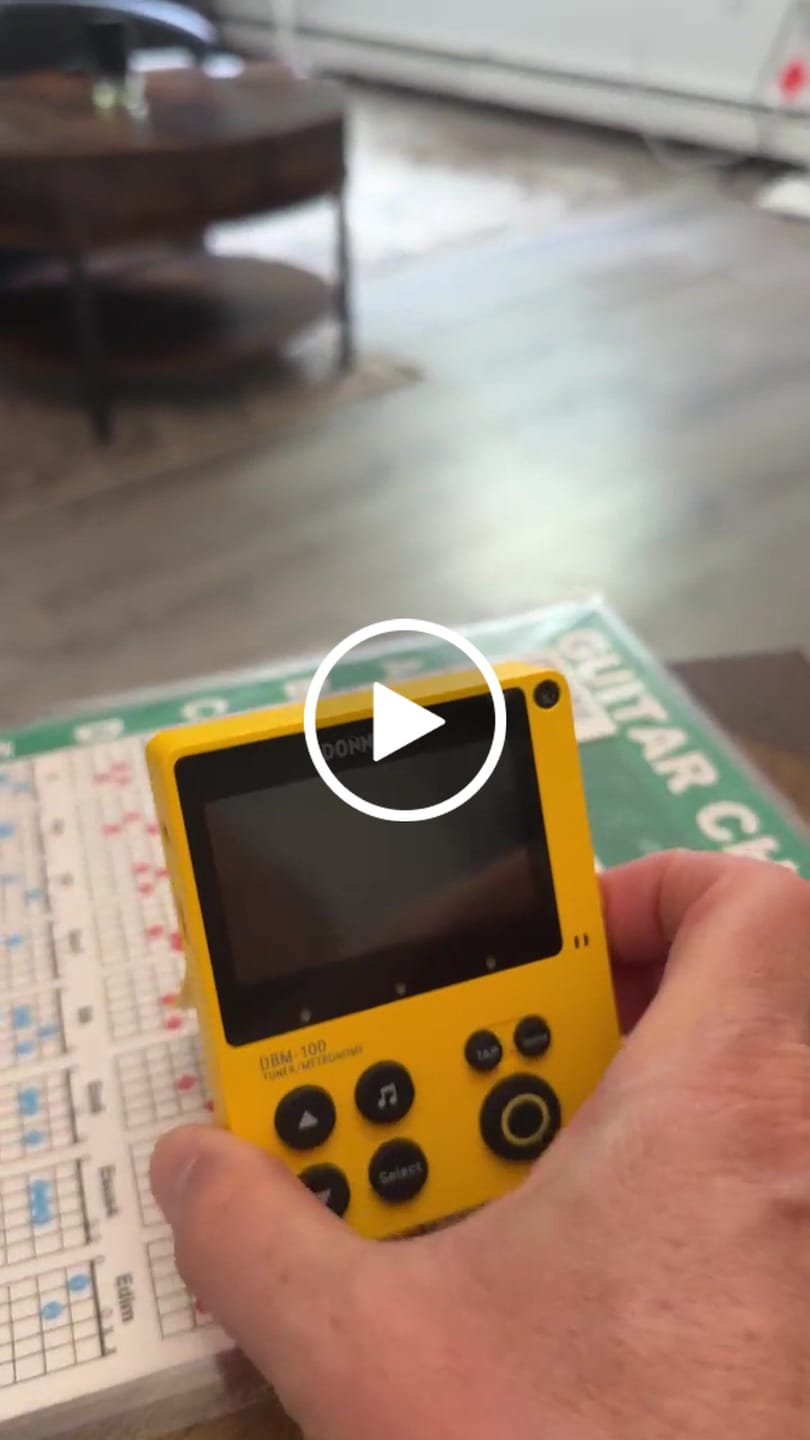 Customer video review of Donner DBM-100 Métronome Accordeur 3-en-1 Rechargeable