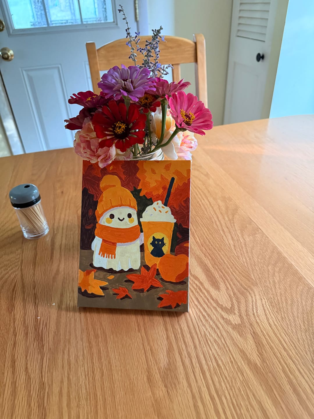 Customer photo review of 6 Mini Paintings - Spooky Autumn Set