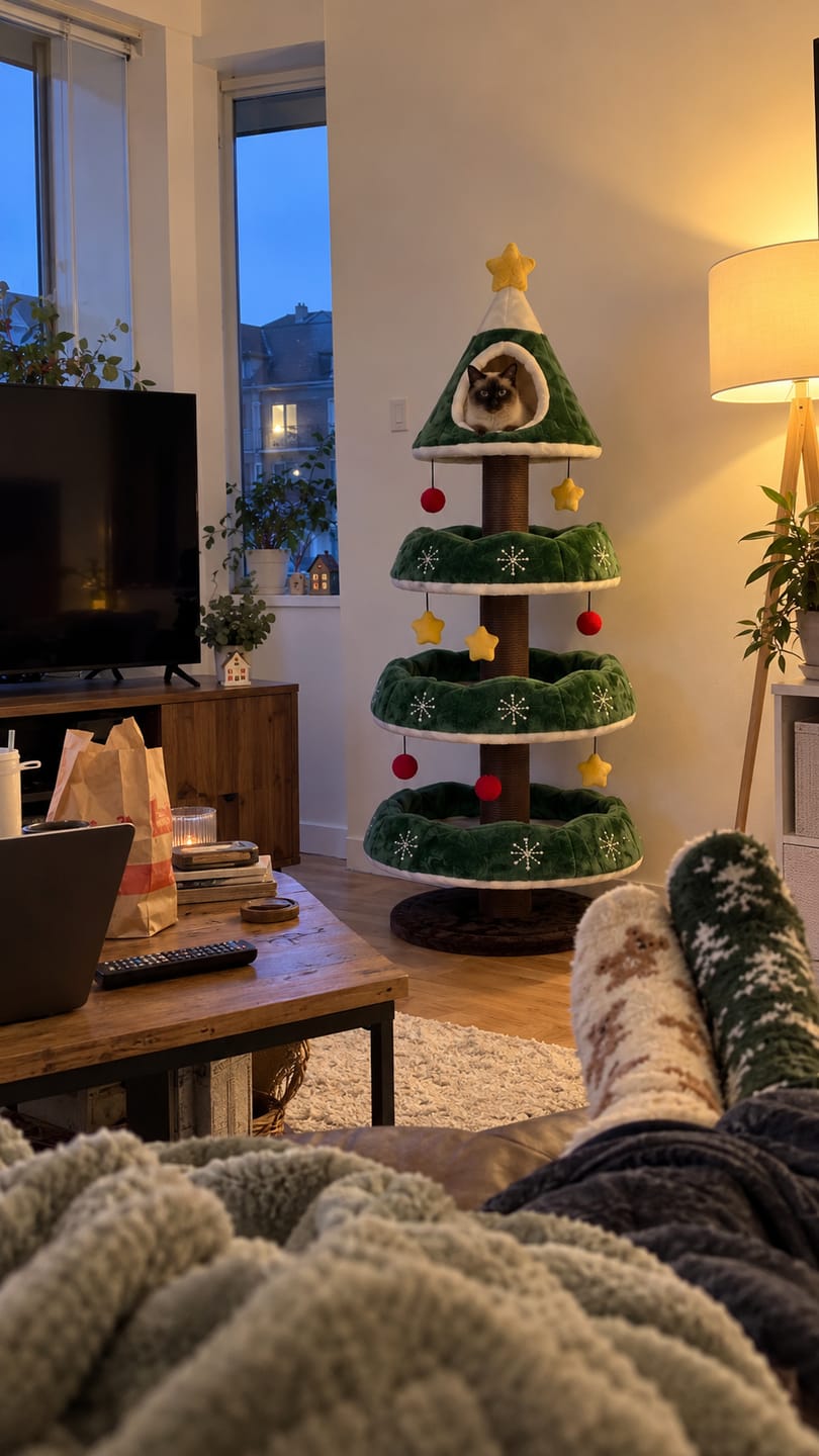Customer photo review of Christmas Tree For Your Cat