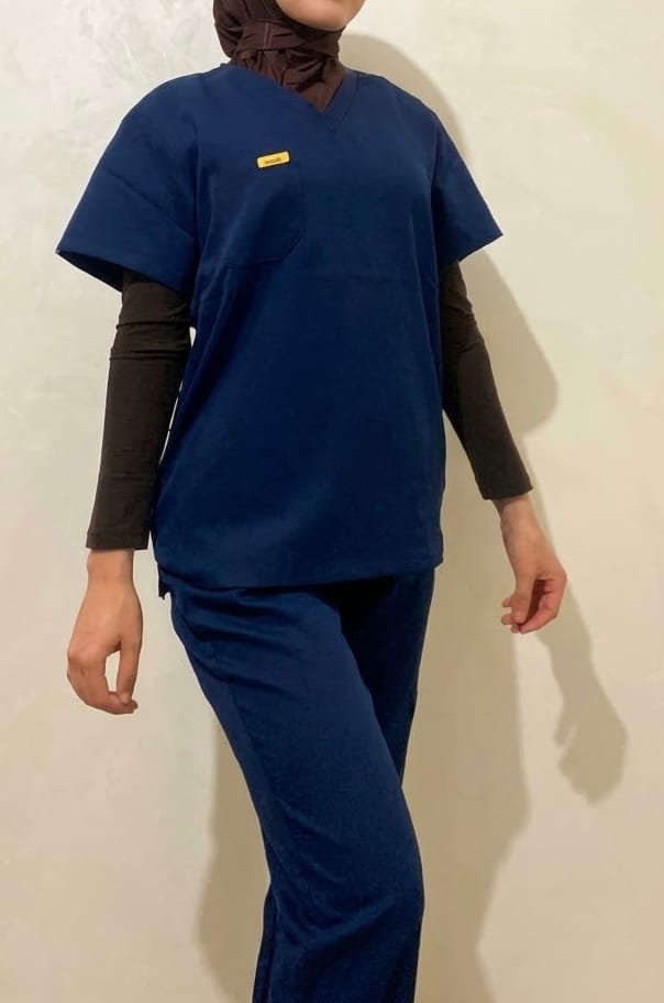 Customer photo review of Pyjama de Bloc Col V Stretch - Femme