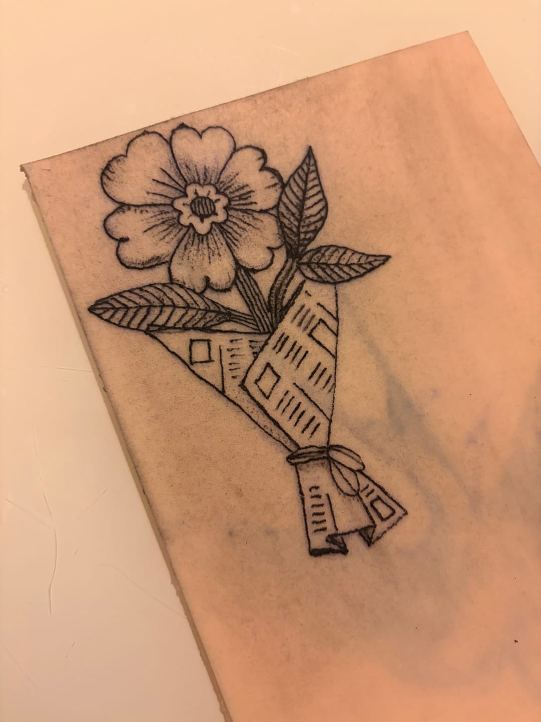 Customer photo review of Tattoo Practice Skin | Size Small A5 | Pack of 3