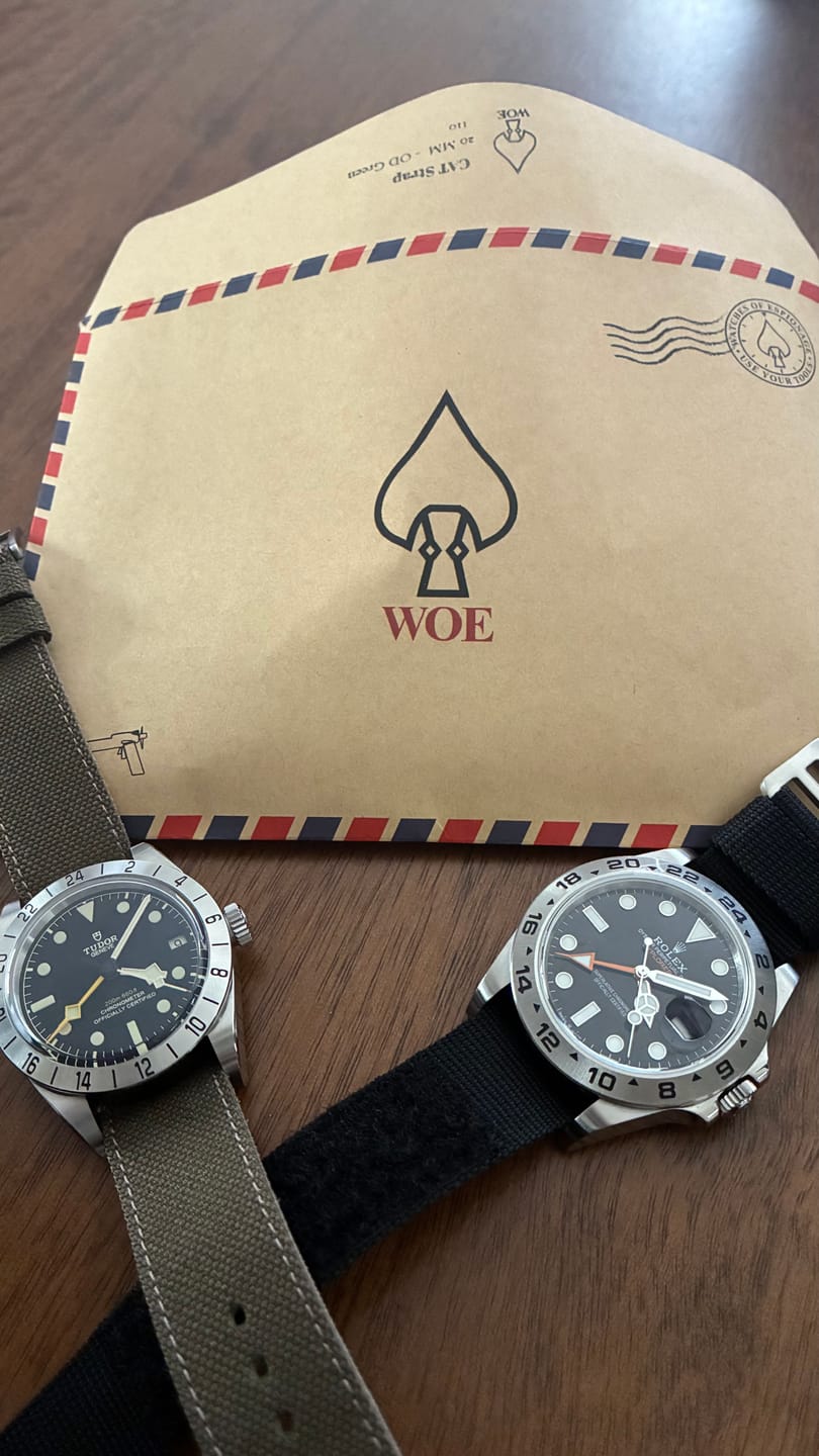 Customer photo review of Glomar Explorer - Hook And Loop Watch Strap