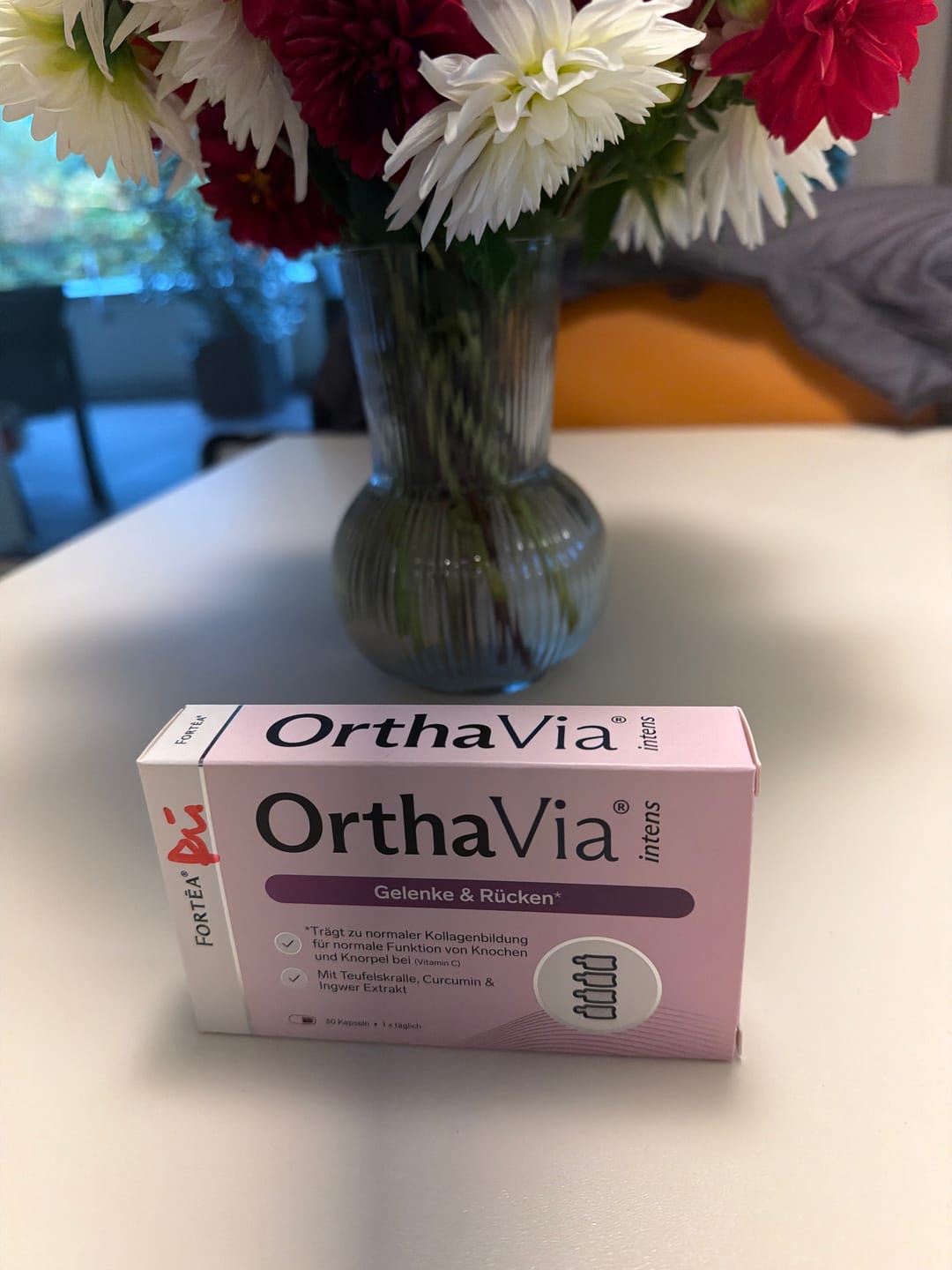 Customer photo review of OrthaVia® intens – Gelenke & Rücken