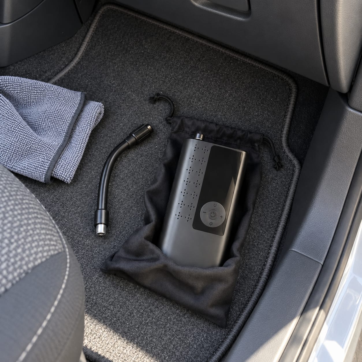 Customer photo review of AirRove Gonfleur de pneu voiture sans fil