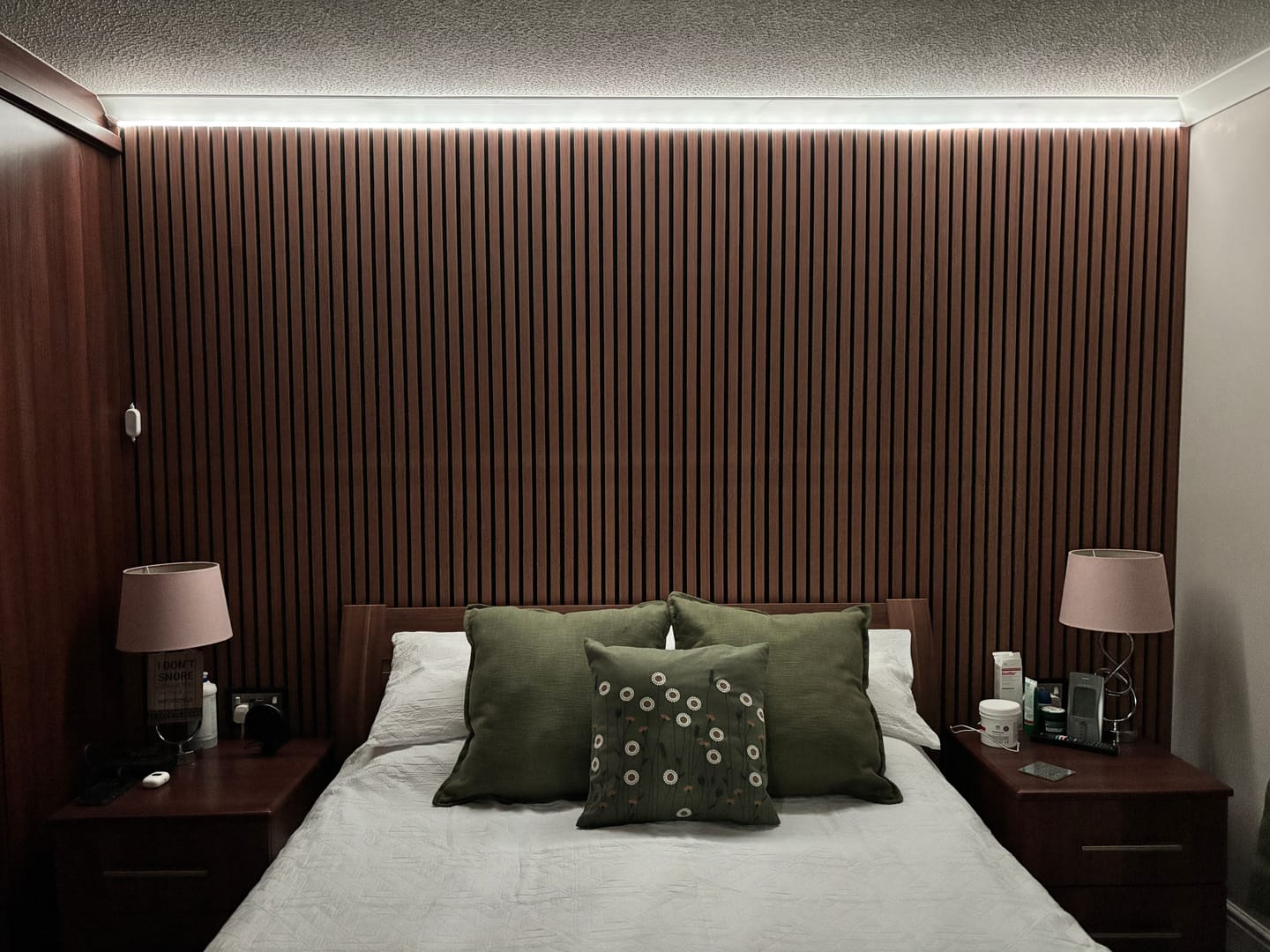 Customer photo review of Natural Oak Acoustic Wall Panel