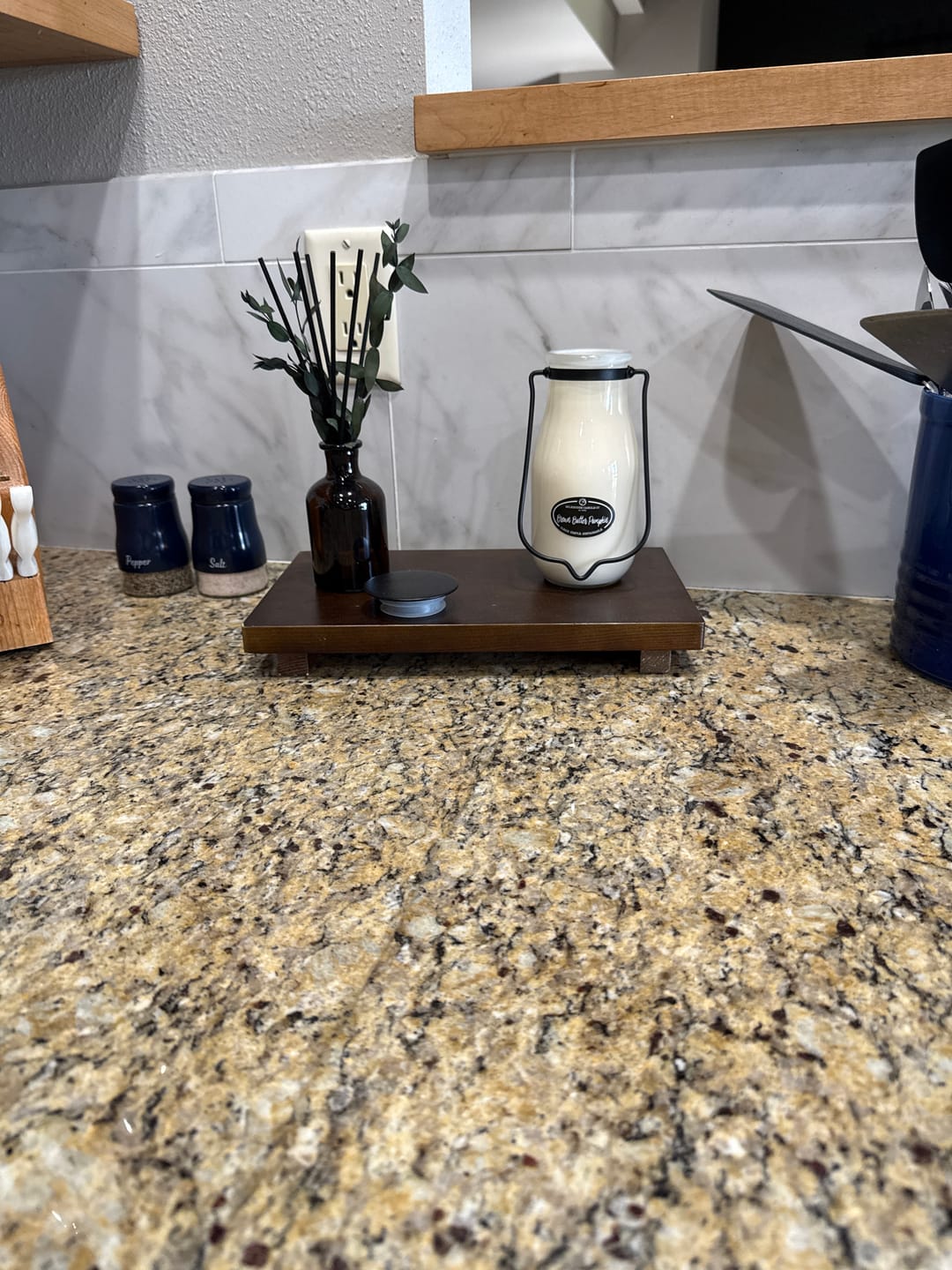 Customer photo review of Brown Butter Pumpkin Candle | 14 oz Milkbottle