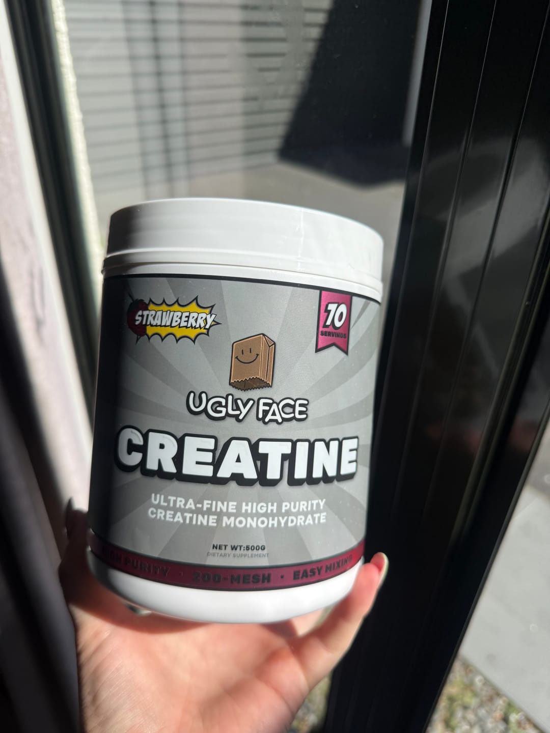 Customer photo review of UGLYFACE® CREATINE MONOHYDRATE