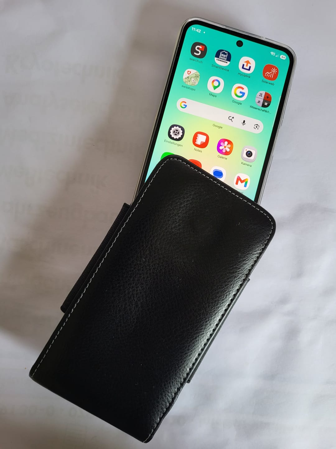 Customer photo review of Galaxy A27 - Silikon Gummi Case transparent