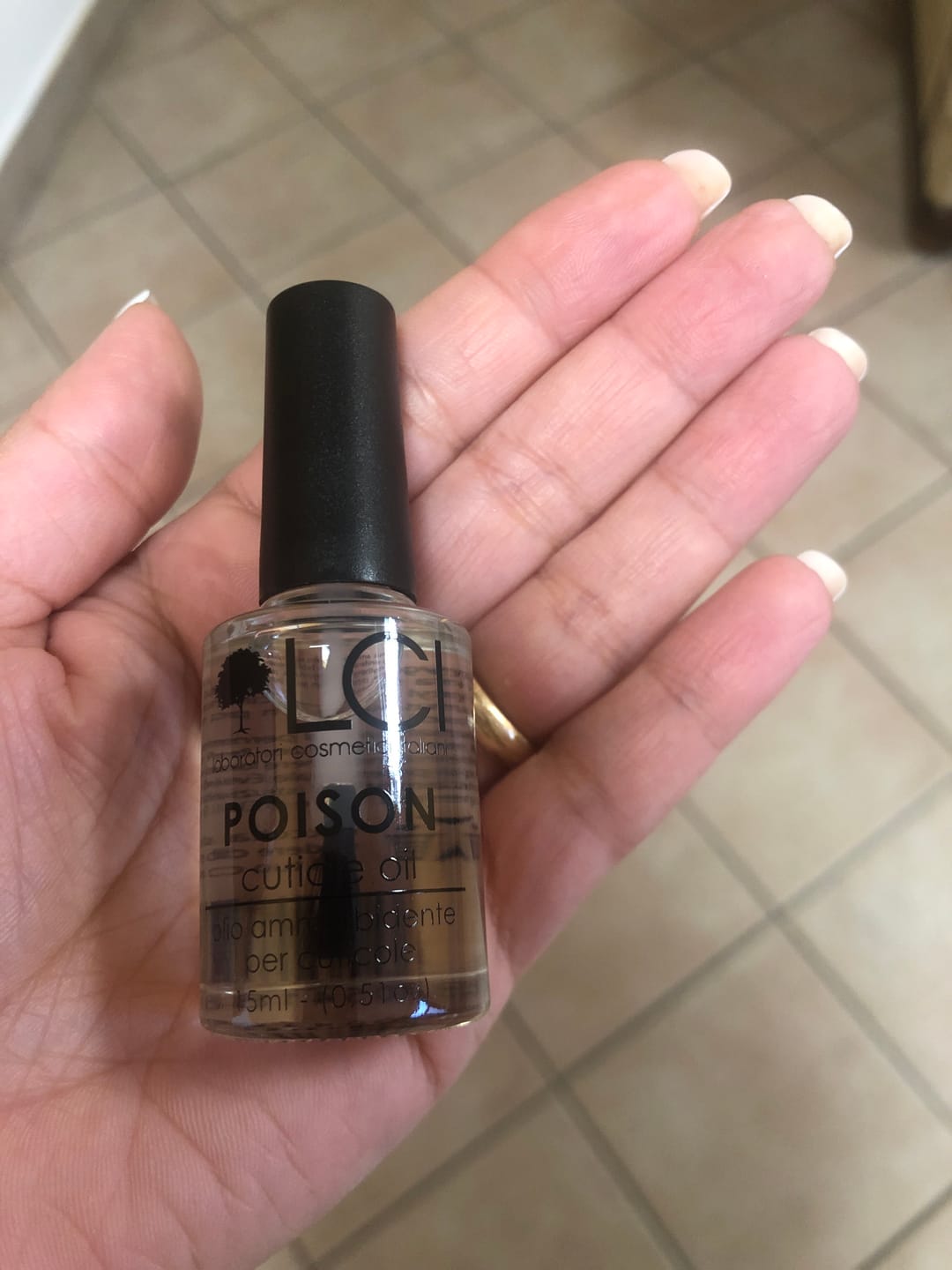 Customer photo review of Olio per cuticole - Vaniglia LCI