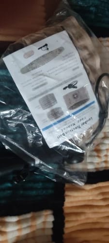 Customer photo review of Fascia Riscaldante Massaggiante Lombare DolorOff
