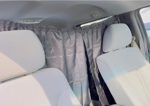 Customer photo review of Car Privacy Curtains