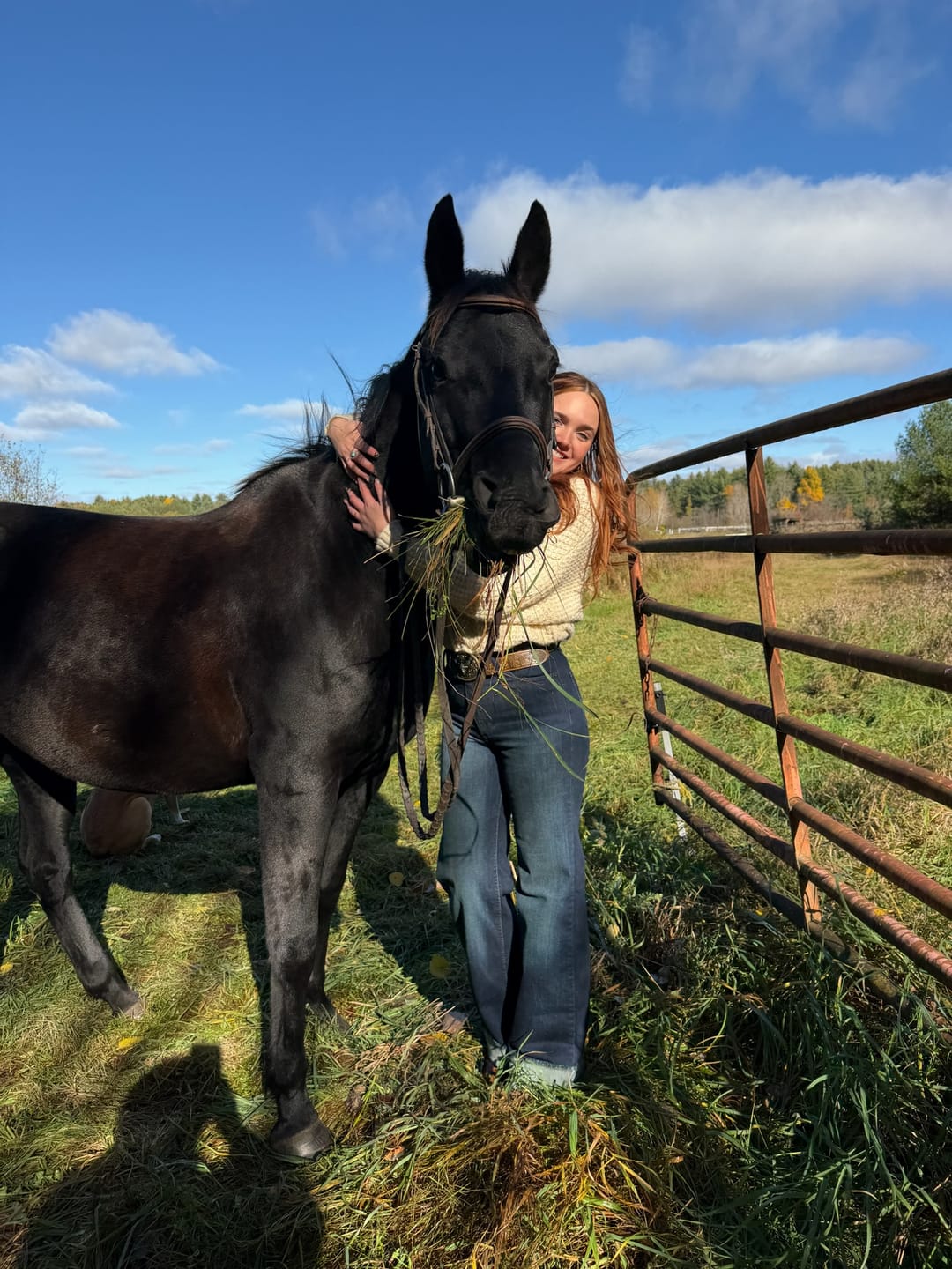 Customer photo review of Kimes Ranch Olivia Wide Leg High-Rise Jean Dark Wash Women's