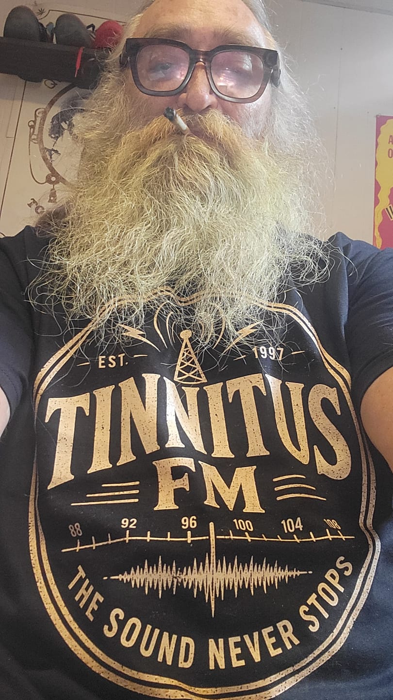Customer photo review of Tinnitus FM 97 T-Shirt