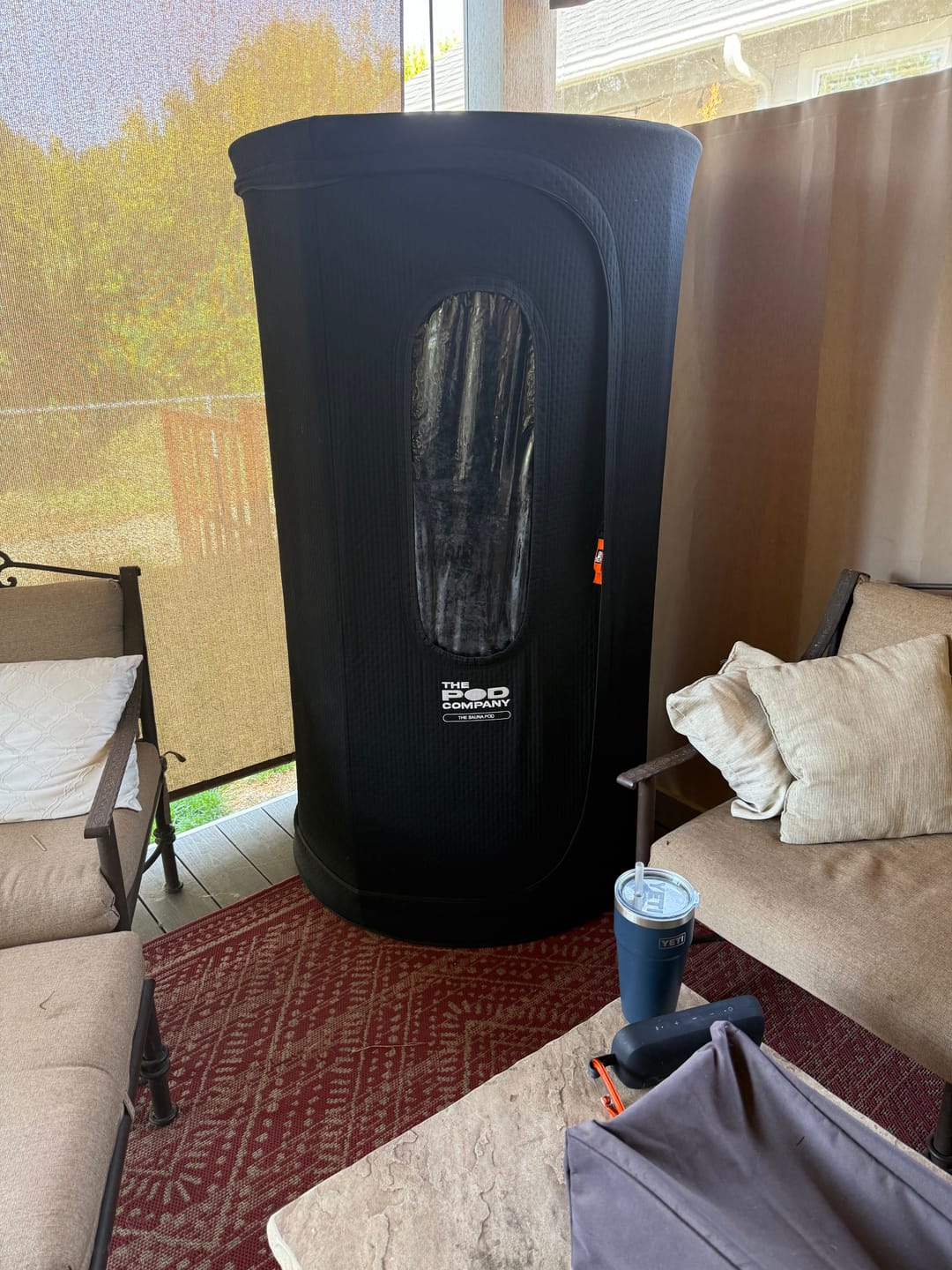 Customer photo review of The Sauna Pod 2.0