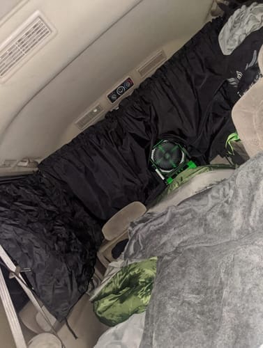 Customer photo review of Car Privacy Curtains