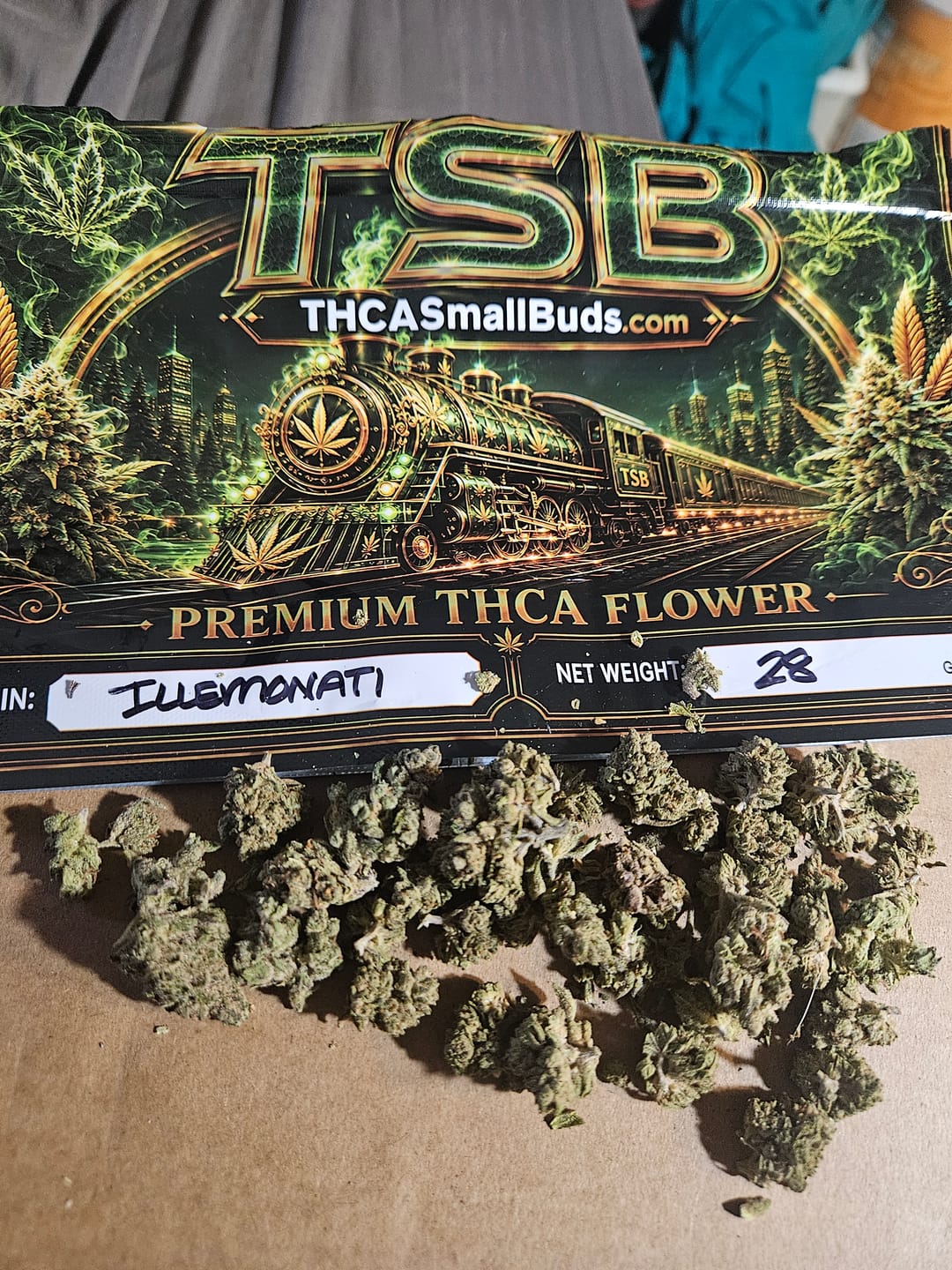 Customer photo review of Cheap THCA Smalls Ounce