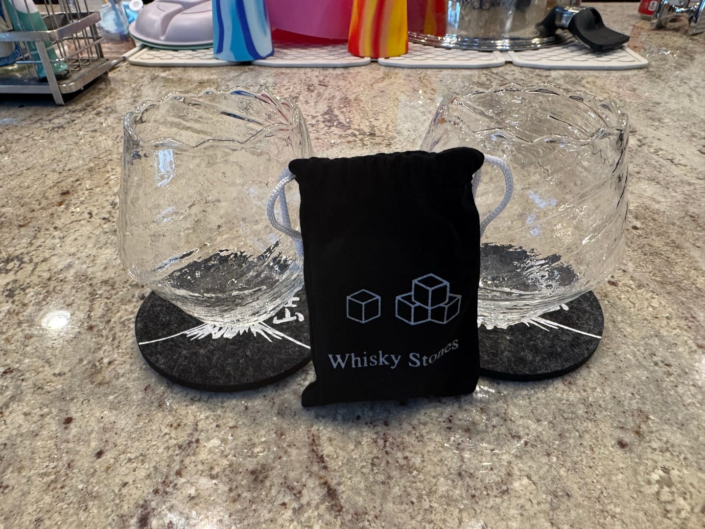 Customer photo review of Suisei - Handmade Japanese EDO Whiskey Glass