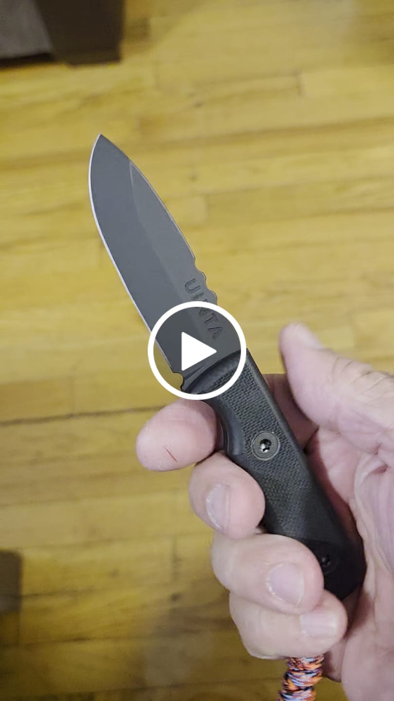 Customer video review of The Back Door: Uinta Knife Company Explorer Fixed Blade - 2.7", G10 - Made in USA (Trade In)