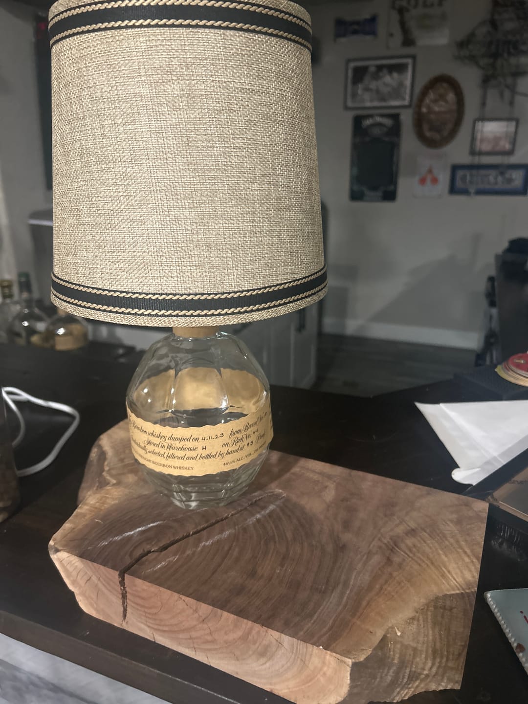 Customer photo review of 1 Piece, Flame Black Walnut Live Edge Blank 7"x9" -13"x1-7/8"#6071