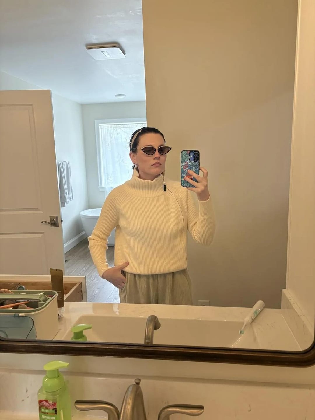 Customer photo review of Juliette Cat-Eye Sunglasses