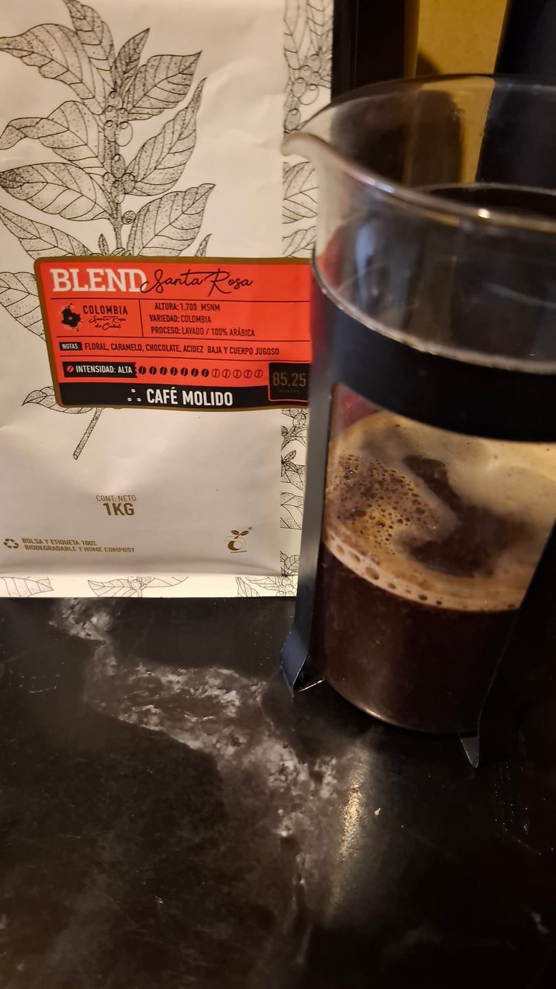 Customer photo review of Colombia | Blend Santa Rosa Bolsa 1 KG | MOLIDO