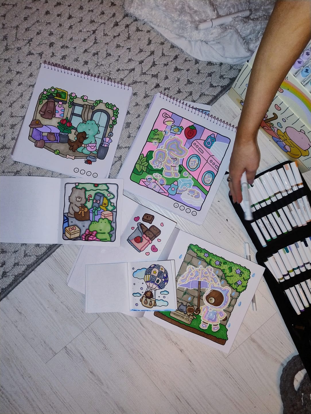 Customer photo review of Ohuhu Kahuku Series Direct-ink Acrylic Paint Markers