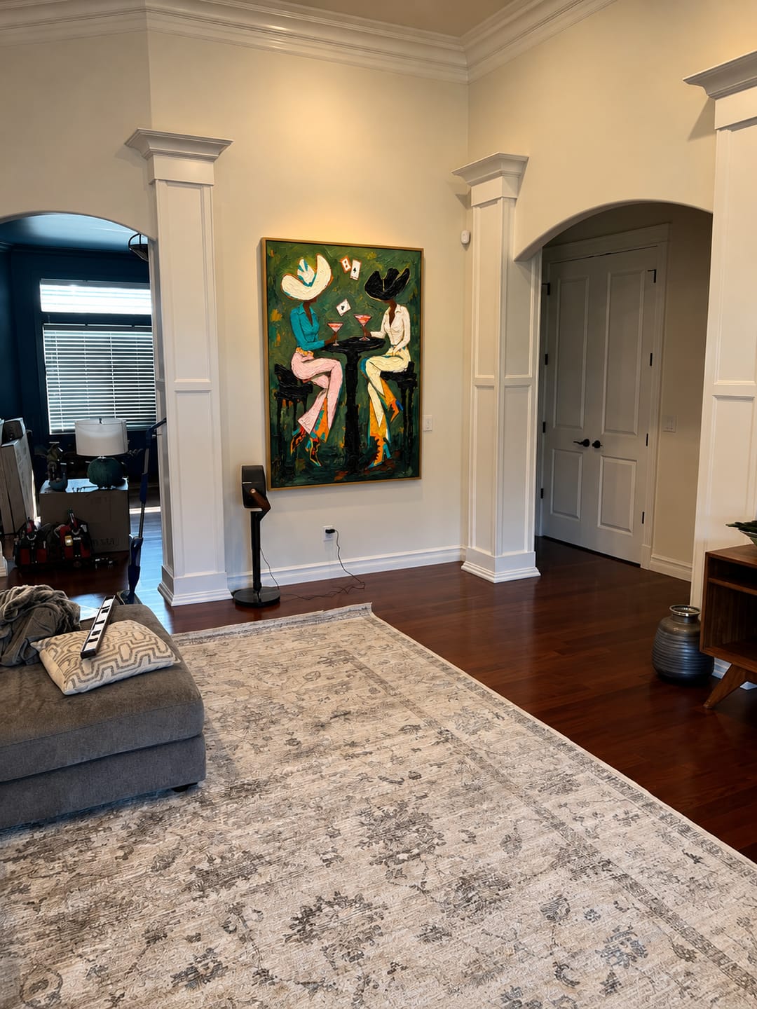Customer photo review of Midnight Card Table Wall Art