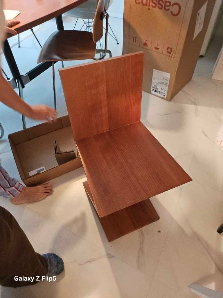 Customer photo review of 280 지그재그 캔틸레버 체어