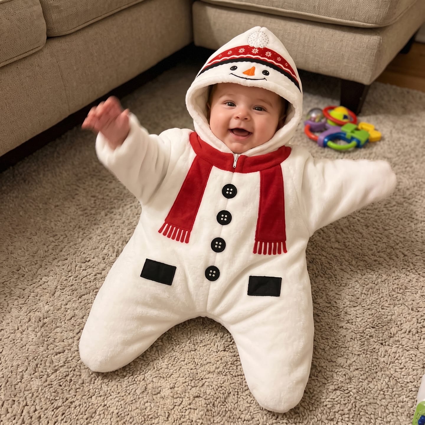 Customer photo review of Disfraz Navideño para Bebé