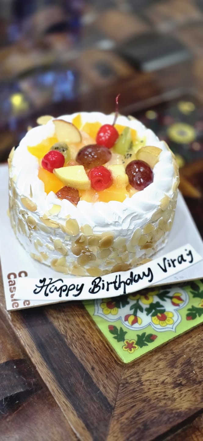 Customer photo review of Fresh Fruit Cake