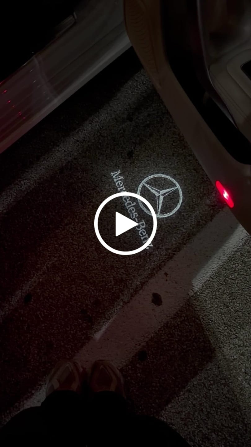 Customer video review of MERCEDES DOOR LIGHTS
