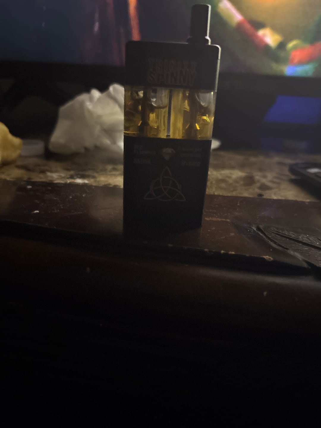Customer photo review of Trinity 6gm Spinny Titanium Edition THCP, Liquid Diamond