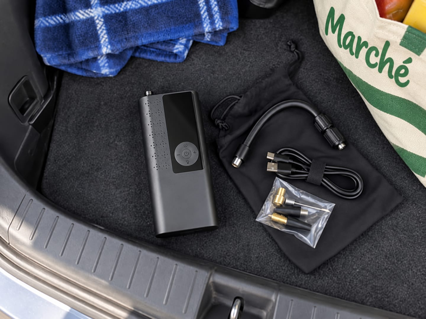 Customer photo review of AirRove Gonfleur de pneu voiture sans fil