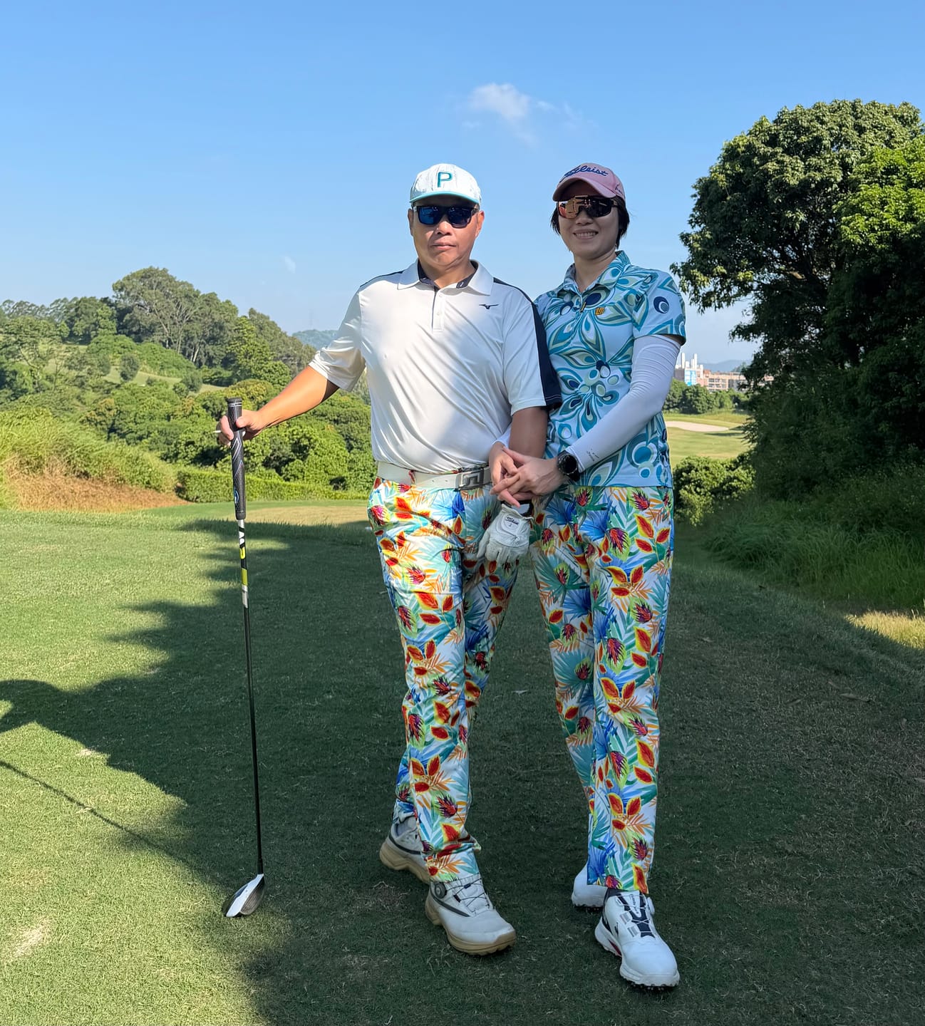 Customer photo review of Birdie Pant - Painted Palms