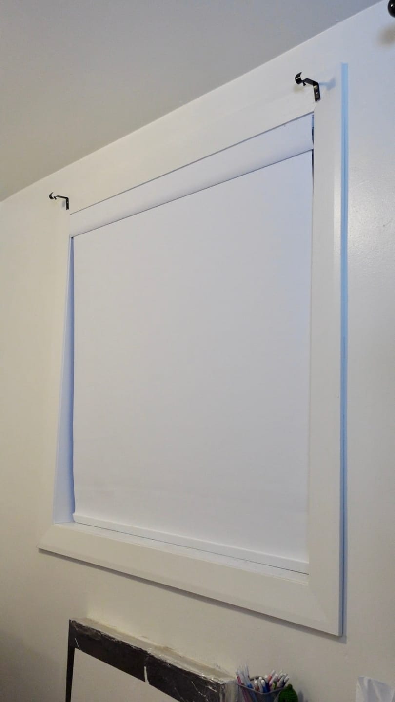 Customer photo review of No Drill No Tools 100% Blackout Roller Shades