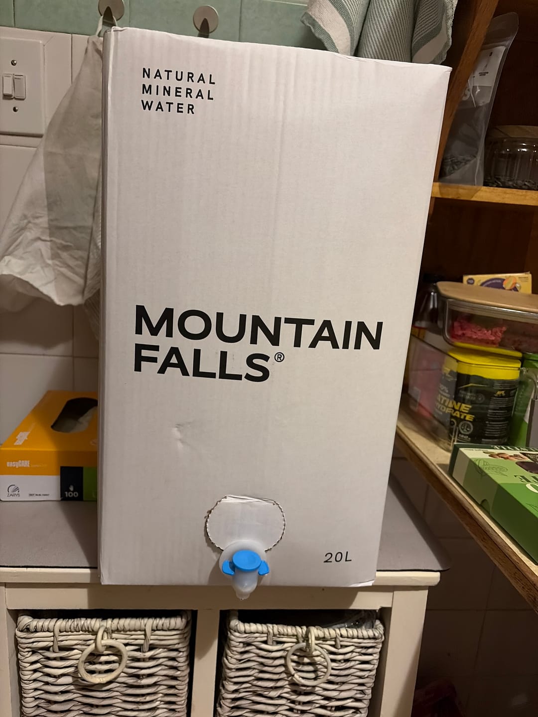 Customer photo review of AcquaBox by Mountain Falls 20L – STILL Mineral Water (on tap Bag-in-Box)