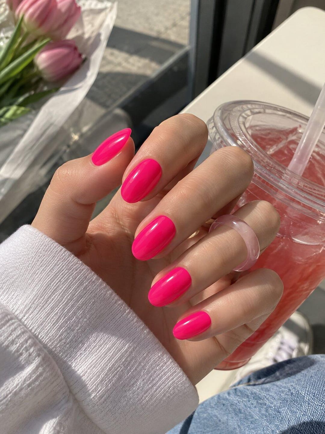 Customer photo review of Pink Voltage | Short Oval