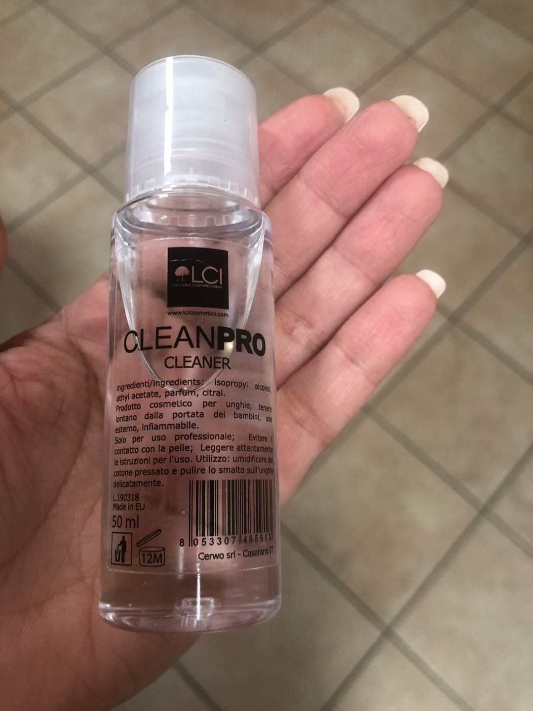 Customer photo review of Cleaner 50 ml - LCI