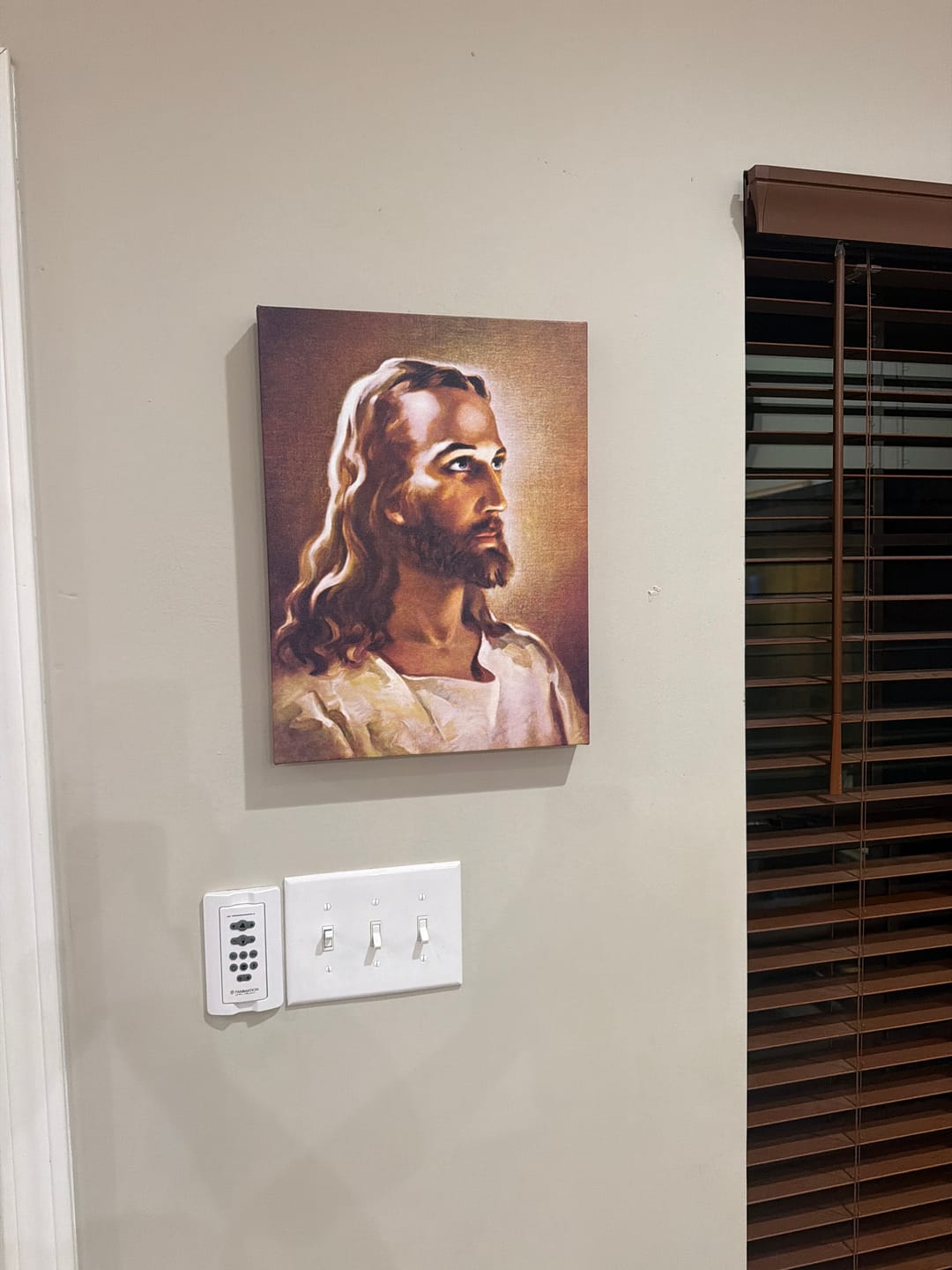 Customer photo review of The Head of Christ by Warner Sallman