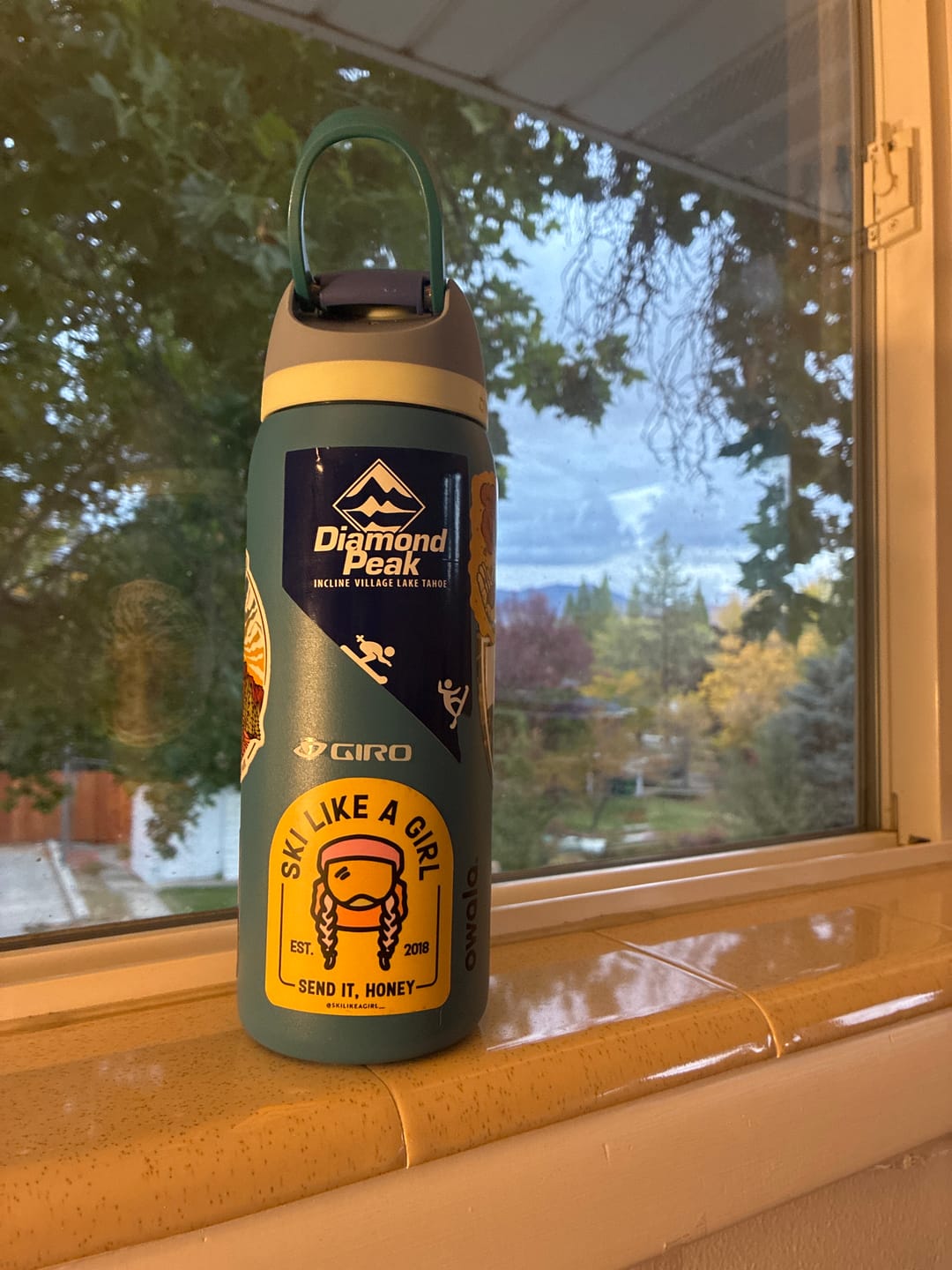 Customer photo review of SLAG Arch Sticker – Yellow