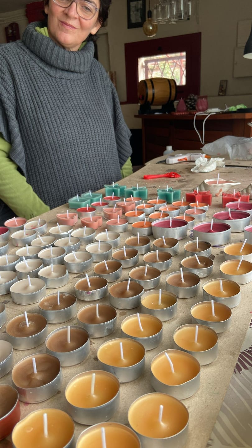Customer photo review of MECHAS PARA VELAS DE TÉ