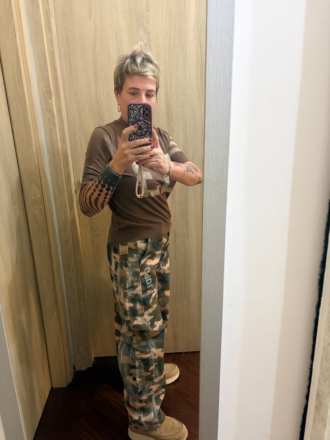 Customer photo review of PANTALONE MILITARE GERANIO