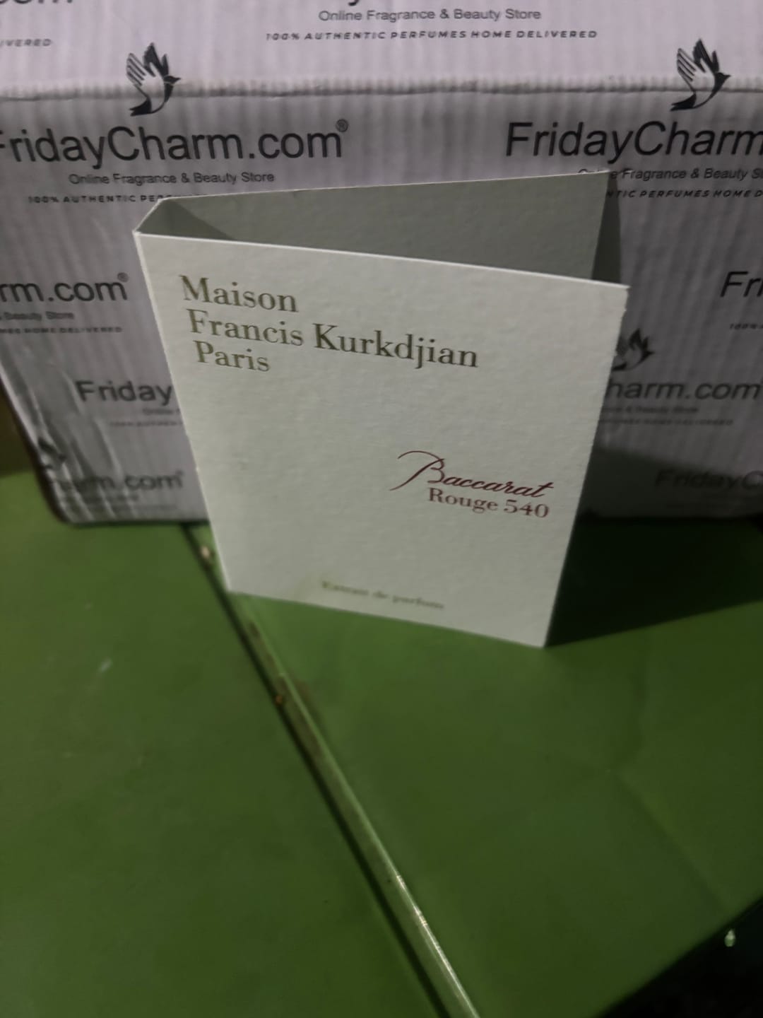 Customer photo review of Maison Francis Kurkdjian Baccarat Rouge 540 Extrait De Parfum For Unisex 2ml Vial