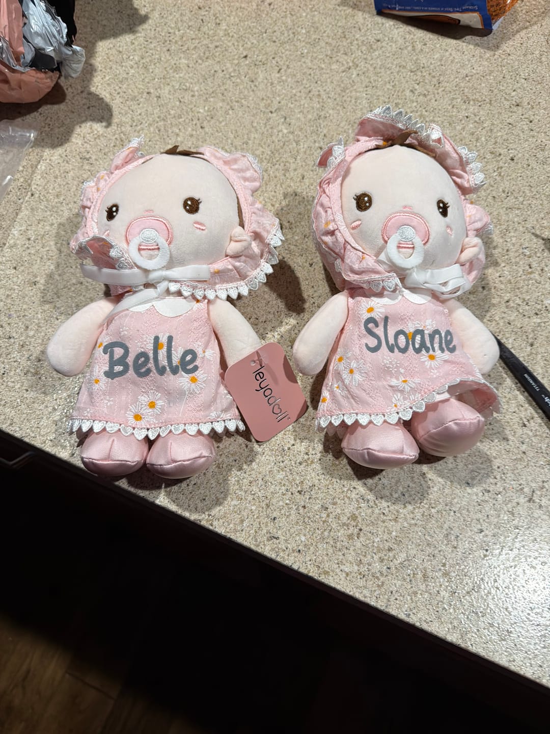 Customer photo review of Personalized Daisy Baby Girl