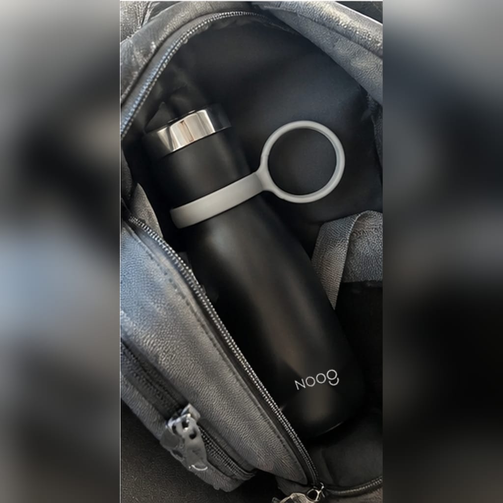 Customer photo review of Termo Térmico Inteligente con Pantalla Táctil y Alarmas de Hidratación de 400 ml en Acero Inoxidable