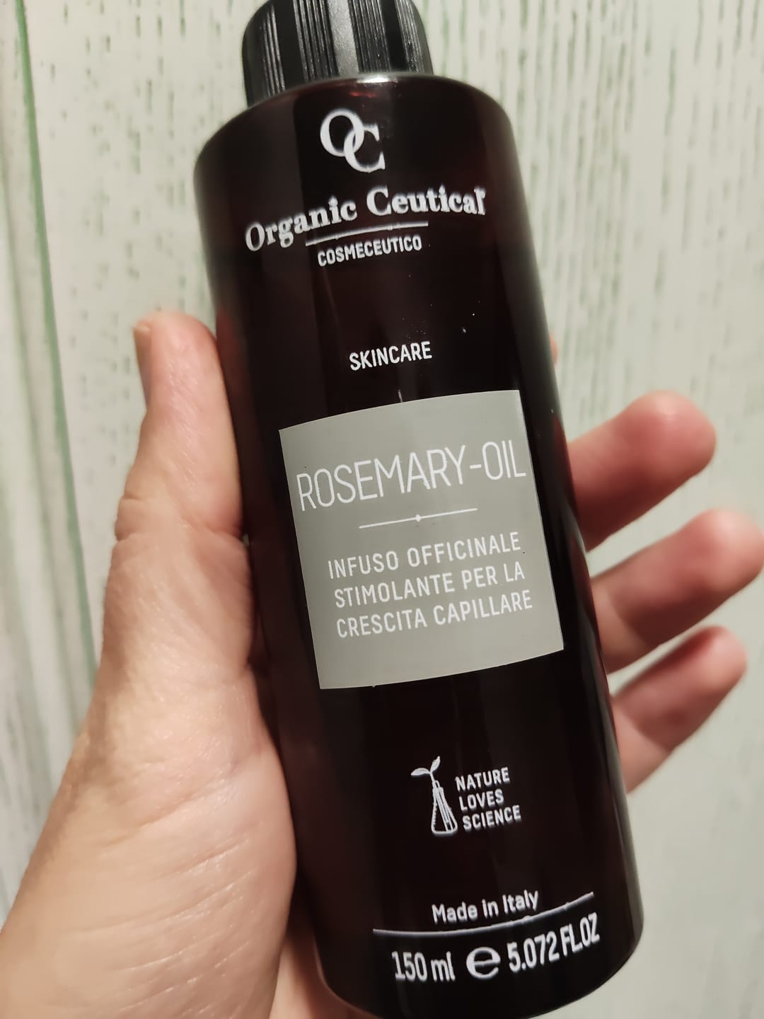 Customer photo review of ROSEMARY-OIL | Infuso officinale e stimolante per la crescita capillare