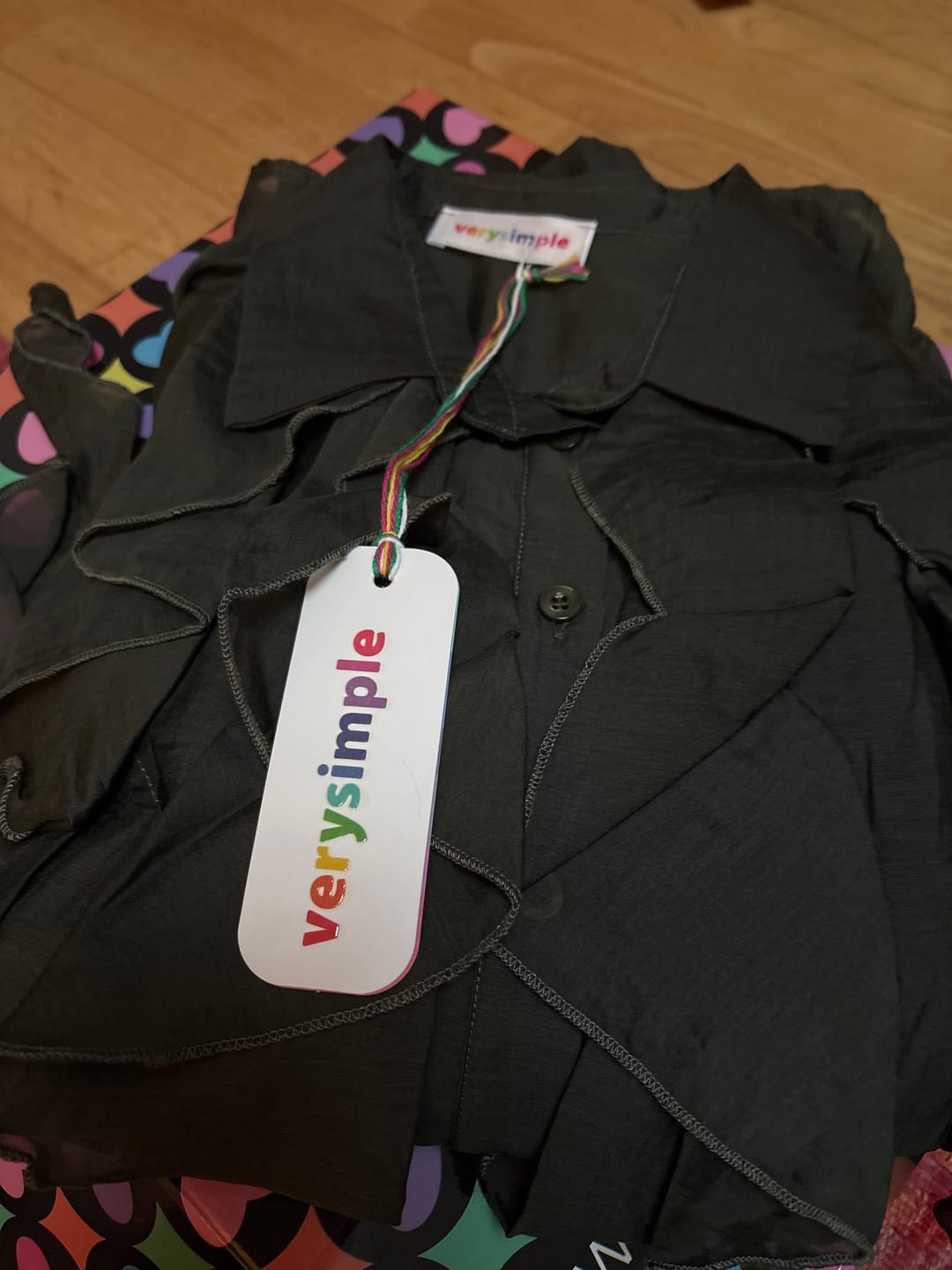 Customer photo review of CAMICIA VOLANT KAKI