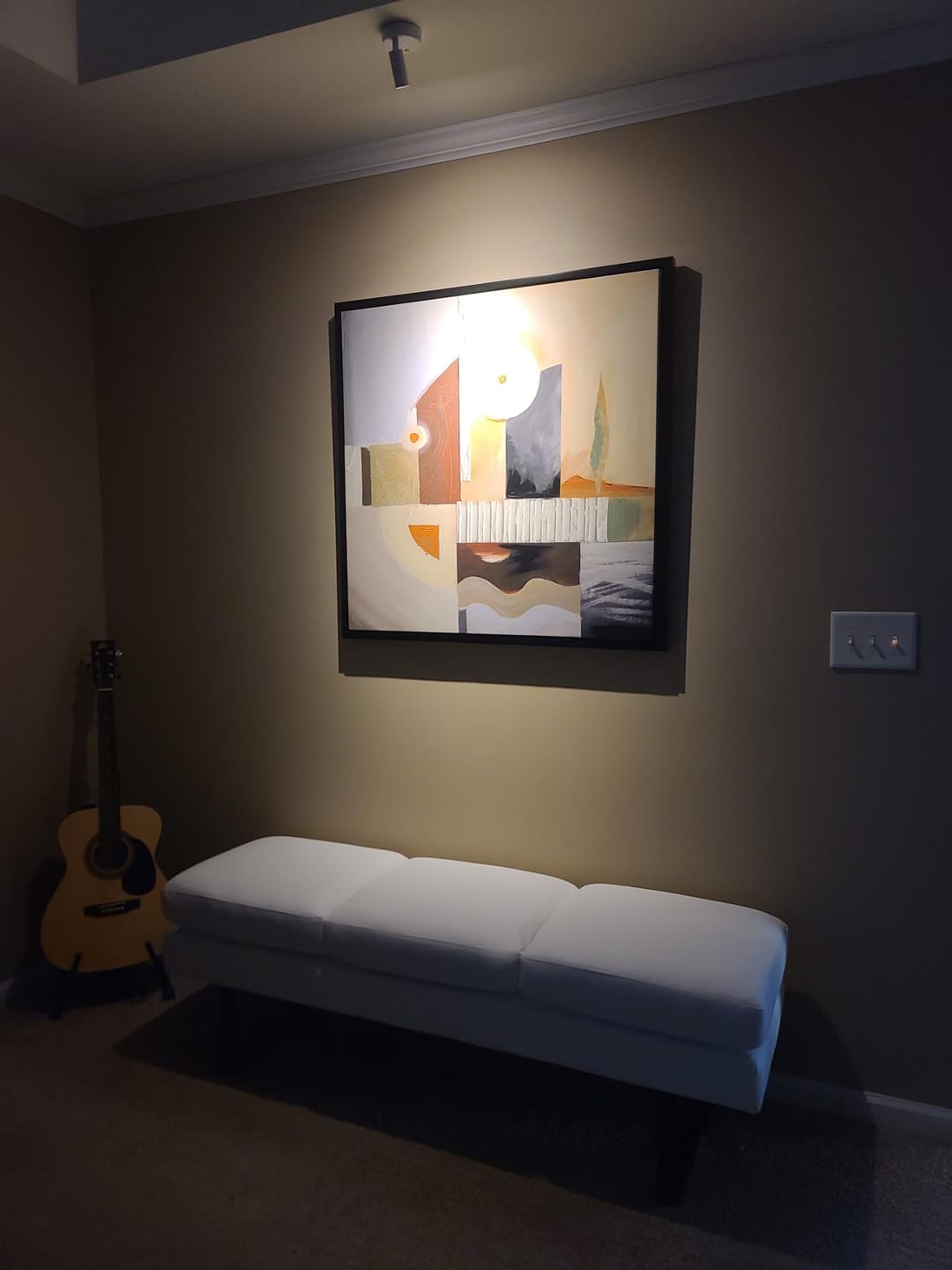 Customer photo review of Wall Reading Light | Adjustable Cylinder Head, 3W LED, Toggle Switch | Bedside Wall Lamp in 4 Metal Finishes